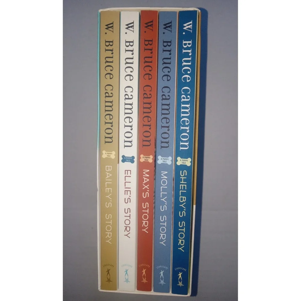 Puppy Tales W Bruce Cameron 5 Book Box Set‎ Ellie Bailey Shelby Molly Max Story